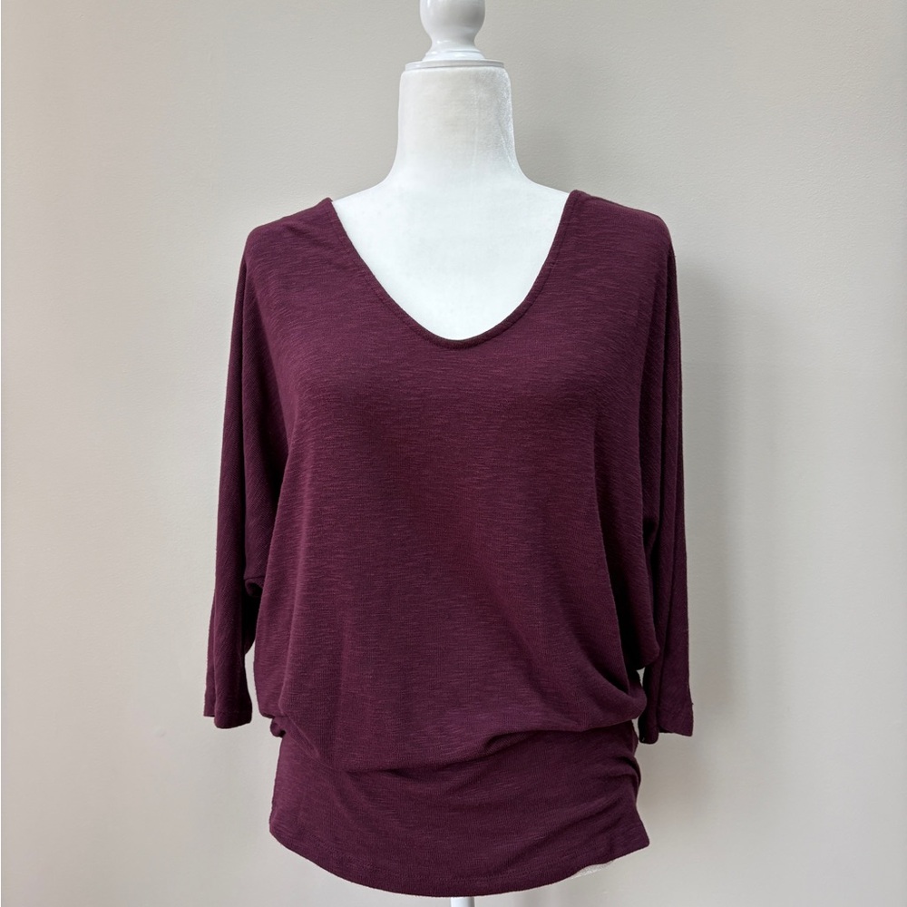 Laila Jayde Maroon Knit Top